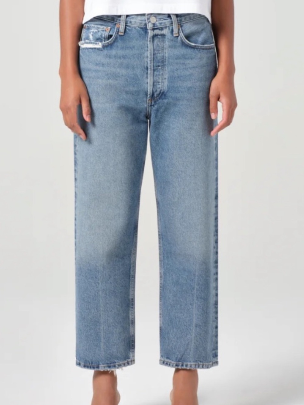 Agolde 90’s Mid Rise Crop Jean - Color Hooked